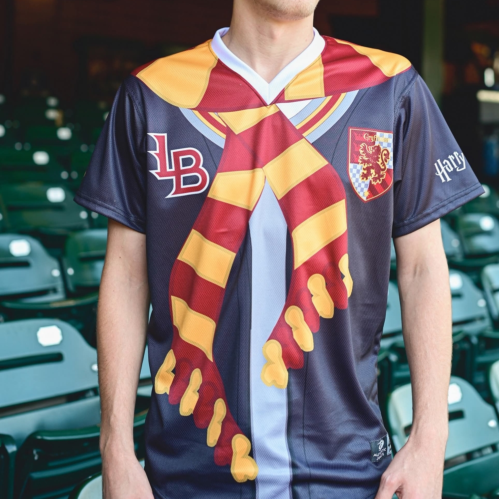 Men's Harry Potter Triple A Louisville Bats Baseball Jersey Size 46 RARE